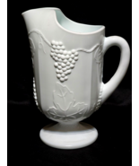 Vintage INDIANA GLASS COLONY 72 Ounce Pitcher HARVEST MILK 10.375&quot; With ... - $30.52