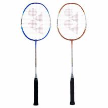 Set of 2 YONEX ZR 100 Light Aluminium Badminton Racquet Full Cover BlueOrange - £36.87 GBP