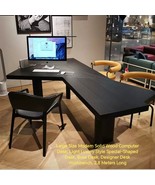 Large Size Modern Solid Natural Pine Wood Designer Computer Desk,2.8 Met... - €1.978,60 EUR