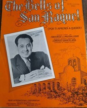 1941The Bells Of San Raquel Sheet Music Paul Laval Cover Photo English&amp; Spani... - £23.59 GBP