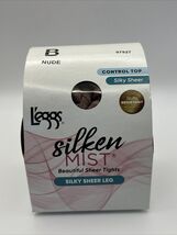 L’eggs Silken Mist Silky Sheer Leg Tights Control Top, Size B Nude - $11.76