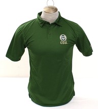 Champion Colorado State University Rams Green Short Sleeve Polo Shirt Men&#39;s S - £43.85 GBP