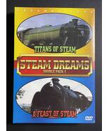STEAM DREAMS Double Pack 1 - TITANS OF STREAM / A FEAST OF STEAM (DVD) (New) - $25.00