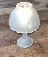 Vintage Fairy Lamp Prestige Frosted Glass Candle Holder - Tealight - $18.00