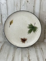 Vtg Harmony House Maple Leaf Meat Chop Round Platter Made in Japan Stoneware - £21.29 GBP