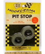 1965 K&amp;B Aurora 1:24 1:25 Slot Car Pit Stop Parts 1 1/8&quot; GERMAN SLICK TI... - $151.86 MXN