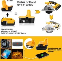 Tenhutt &quot;With Usb&quot; Replace For Dewalt 18V To 20V Battery Adapter Converter - £23.63 GBP