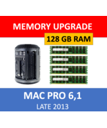 128GB 4X32GB DDR3 1600 ECC Memory RAM for Apple 2013 Mac Pro 6,1 Upgrade - £190.47 GBP