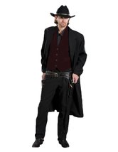 Tabi&#39;s Characters Deluxe Western Gunslinger Cowboy Theatrical Quality Costume, L - £200.90 GBP+