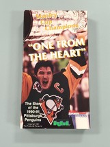 VINTAGE 1991 One From the Heart VHS Pittsburgh Penguins Mario Lemieux - £15.81 GBP