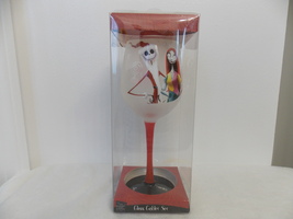 Disney Nightmare Before Christmas Jack and Sally Glass Goblet  - $24.00