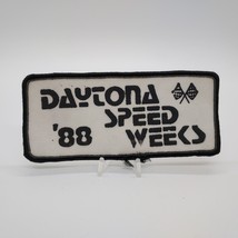 Vintage 1988 Daytona Speed Weeks Black and White Patch - £10.03 GBP