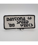 Vintage 1988 Daytona Speed Weeks Black and White Patch - $12.75