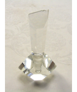 Vintage Clear Cut Glass Perfume Bottle 4-b - $928.20 MXN