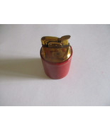 VTG. EVANS BRASS TABLE LIGHTER W/RED CARDBOARD CASE RUMPP UNTESTED GUC - $14.80