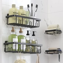 Stainless Steel Shower Caddy Shelf Set 4 Pieces - $90.08