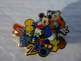 Disney Trading Pins  1102 WDW - Spring Break 2000 - Mickey, Goofy &amp; Donald - £7.44 GBP