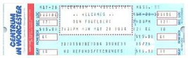 Dan Fogelberg Untorn Concert Ticket Stub Peut 20 1984 Worcester Massachusetts - £40.21 GBP
