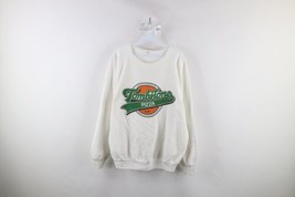 Vtg 90s Streetwear Mens XL Distressed Spell Out Tombstone Pizza Sweatshirt USA - £40.63 GBP