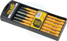 Tolsen 6Pcs Professional Steel Vanadium Heavy Duty Nail Punch Tool Set &amp;... - $704.37 MXN