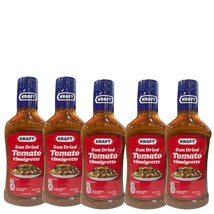 5 BOTTLES Kraft Sun Dried Tomato Vinaigrette Salad Dressing 16 oz BB 10/... - $19.79