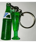 Minature Bottle Of Green Fanta With Green Glass Keychain - $666.38 MXN