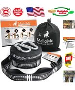 Hammock Tree Straps - 12 ft Heavy Duty No Stretch Kit with 2 Carabiners,... - $38.51 CAD