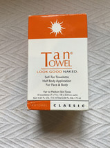 TANTOWEL Tan Towel Self-Tan Towelette for Face &amp; Body Fair-Medium Skin Tone 5 ct - £11.28 GBP