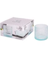 Lynx Set Of 4 Blue DOF Glasses 13 Oz - $42.16