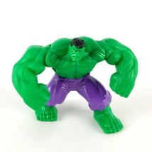 1996 Vintage Hulk Action Figure 4.25&quot; Marvel Purple Pants  Arms Move - $12.77