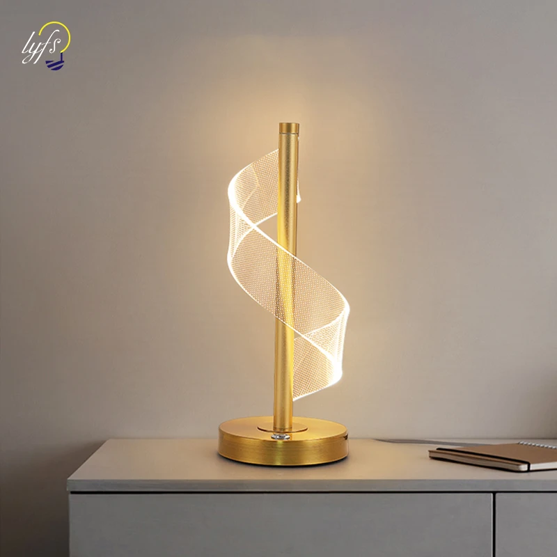 Modern LED Table Lamps Indoor Lighting Touch Switch Dimmable Home Bedroom - $52.66+