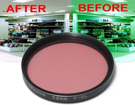 MINT JAPAN 52MM  FDL Fluorescent COLOR CORRECTION LENS GLASS FILTER SCRE... - $5.94
