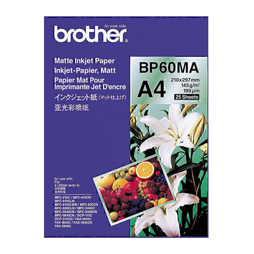 Brother Matte Paper 25pk - A4 - $27.04