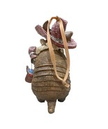 Vintage Armadillo Cowboy Western Resin Christmas Tree Ornament - $12.30