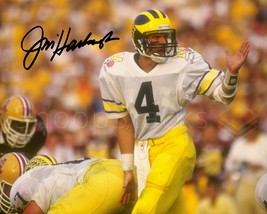 Jim Harbaugh Signed 8x10 Glossy Photo Autographed RP Signature Print Poster Wall - £13.10 GBP