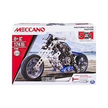 Meccano 6036044 5 Model Motorcycle Set  - $53.00