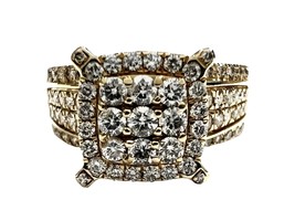 Unisex Cluster ring 14kt Yellow Gold 430480 - $999.00