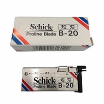 Schick B-20 Proline Blade Short Replacement Blade Japan import - $32.57