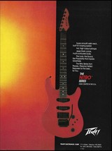 Peavey Nitro Series red electric guitar 1987 advertisement 8 x 11 ad print - £3.30 GBP