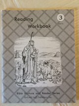 Reading Workbook 3 unit 3 Bible nurture and  reader series, Rod and Staff Publ. - £4.86 GBP