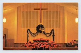 Granbery United Methodist Church Altar Covington VA UNP Chrome Postcard L15 - £3.07 GBP