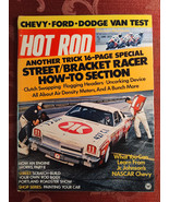 Rare HOT ROD Car Magazine June 1973 Junior Johnson NASCAR Chevy - £16.98 GBP
