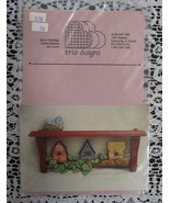 Trio Designs Wood Wall Shelf Instructions &amp; Pattern Treetop Village DIY ... - €7,18 EUR