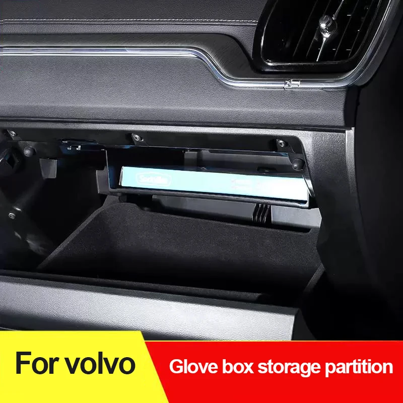 O glove box compartment board xc60 s90 v90 s60 v60 storage box modification accessories thumb200