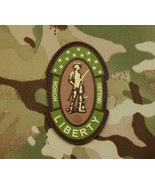 3D PVC Rubber Multicam Minuteman Uniform Morale Patch Hook Backing - €8,27 EUR