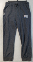 NBA Jogger Pants Boys Size XL Gray Cotton Pockets Elastic Waist Drawstri... - £12.35 GBP