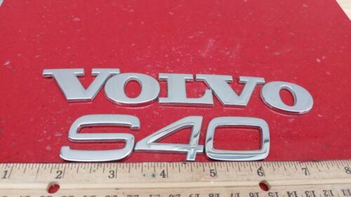 Genuine Volvo S40 Tailgate Badge Lettering emblem  1996-2004 oem factory - $13.49