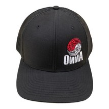 OMMA Unisex Black Trucker Hat Snapback Adjustable Size - £9.91 GBP