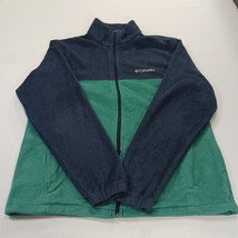 Columbia XM6354 Men's Green/Blue Granite Mountain Fleece Jacket Full Zip Size L image 15