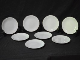 Vintage CROWN BAVARIA 6.25&quot; Dessert Plate ELEGANCE Platinum Trim - Set Of 8 - $31.77